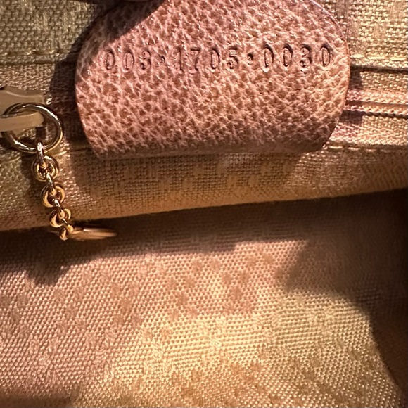 Authentic Gucci Mini Suede Bamboo Backpack - Picture 14 of 16